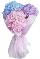 3 multicolored Hydrangea bouquet