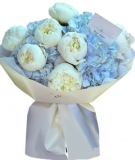 Hydrangea & White Peonies