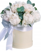 White Peonies Box - 8 sizes