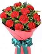 Red Carnations, Bouquets from 9 to 101