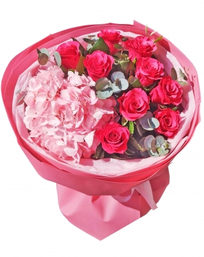 Pink & Crimson Dopamine Bouquet
