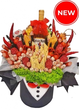 Gentleman's set with Captain Morgan