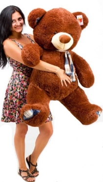 Мишка шоколадный, 130-150 см