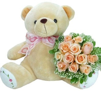 Lovely Courier & Roses gift