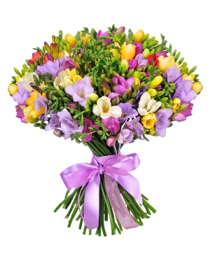 Весенний букет фрезий, 6 вариантов. От: